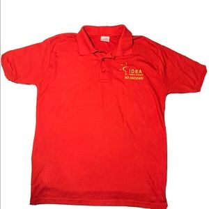 Idea Public School Polo Uniform Large Red